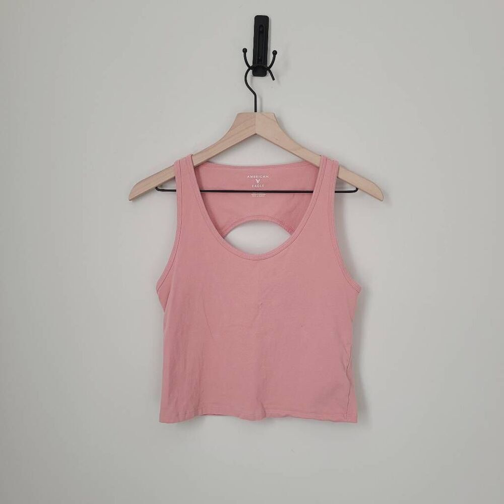 American Eagle Cropped Keyhole Tank Size Large